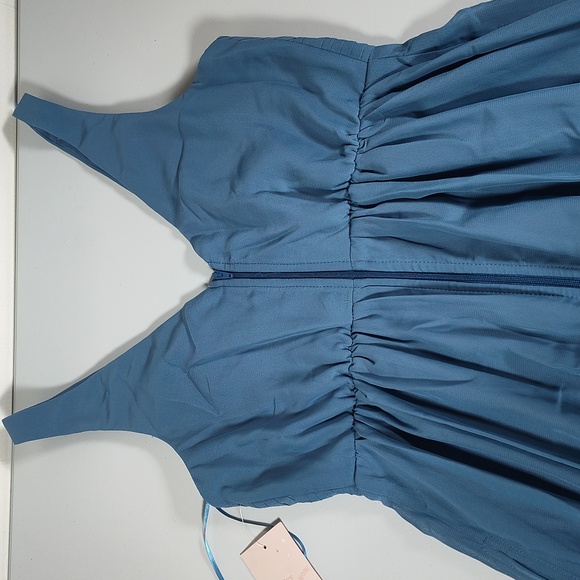 NWT Birdy Grey Laurie Empire Dress Twilight Chiffon bridesmaid formal gown S - Picture 8 of 10